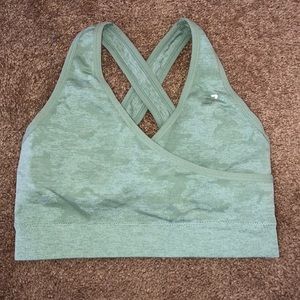 Gymshark camo sports bra